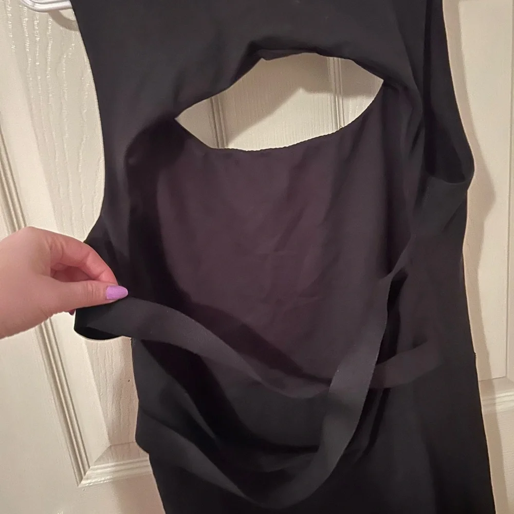 Aerie Black Cutout Jumpsuit - Picture 4 of 4